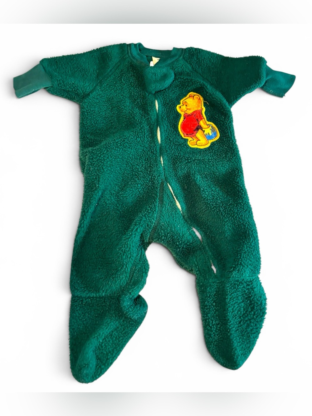 Vintage 70s Sears Winnie the Pooh Fleece Sleeper 3M